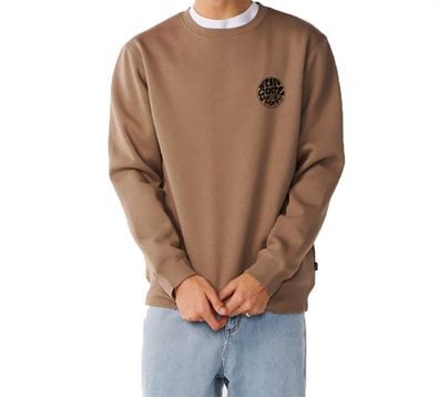 RIP CURL Sweater Wetsuit Icon Crew walnut