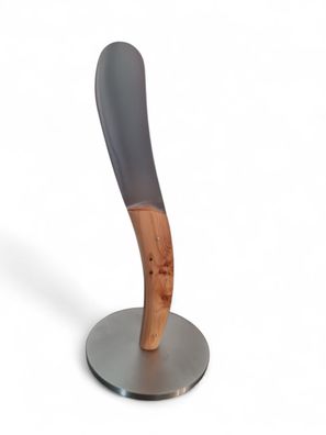 TMC Coutelier Buttermesser, livenholz, Beige mit Metall Standfuss