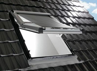 Roto Designo Außenrollo Screen schwarz manuell ZAR R4/R7 ZAR M114