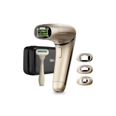 Silkn 7-Impuls-Laser-Epilierer mit flexiblem Champagnerkopf (600.000 Impulse)