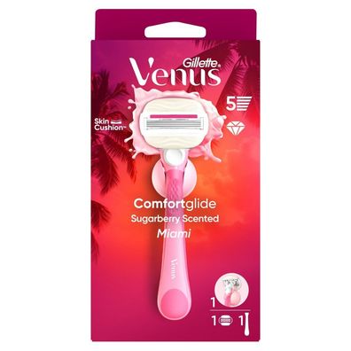 Venus Comfortglide Miami Rasiermesser + 1 Kopf