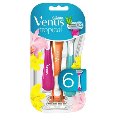 Venus Tropical Einwegrasierer 6 Stück