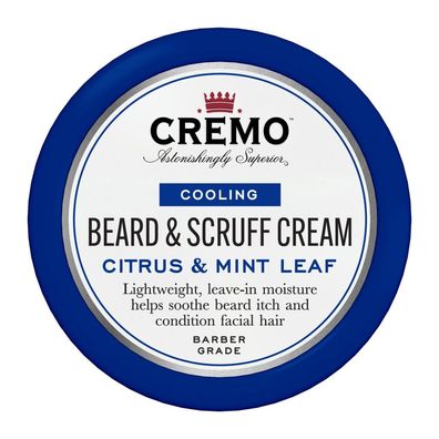 CREMO CREMO Kühlende Bartcreme mit dem Duft von ZITRUS- & Minzeblättern 113 g