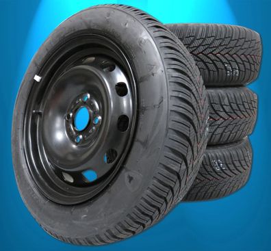 Winterräder Ford B-Max Firestone WinterHawk4 185 60 15 Stahlfelge + RDKS