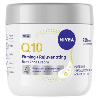 Straffende und verjüngende Körperzonencreme Q10 400 ml