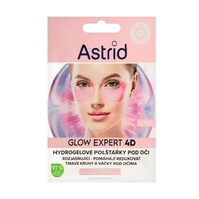 Glow Expert 4D Aufhellende Hydrogel-Augenpads mit Niacinamid