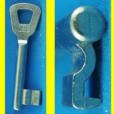 Buntbartschlüssel System NEMEF - Länge 70 mm - Profil 4