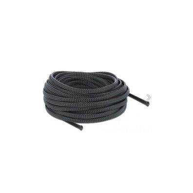 DELOCK Geflechtschlauch dehnbar 10m x 6mm schwarz