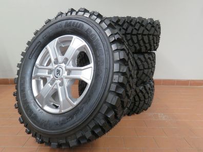 Kompletträder Ford Ranger 2023 Ziarelli MUD Power 255 70 16 RC Alufelge + RDKS