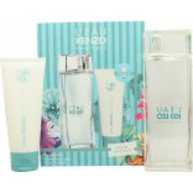 Kenzo L'Eau Par Kenzo Gift Set 100ml EDT + 75ml Body Gel