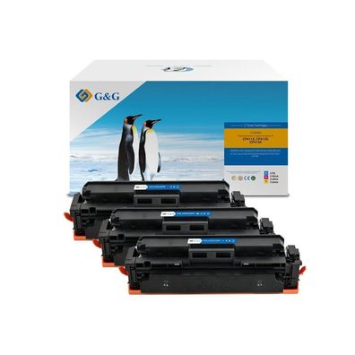 G&G XL-Toner ersetzen, HP 410X/ CF252XM 3 Stück