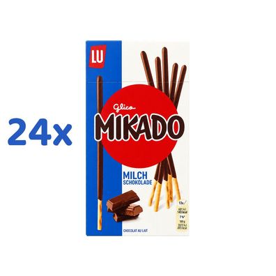 Mikado Milchschokolade - Kiste mit 24x 75g