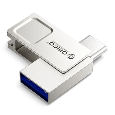 Orico U301 USB-Stick USB-C USB-A USB 3.2 Gen 1 Silber