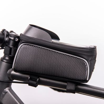 COFI 1453 TFO Model02 Fahrradtasche Schwarz mit geschütztem Smartphone-Fach Touchf