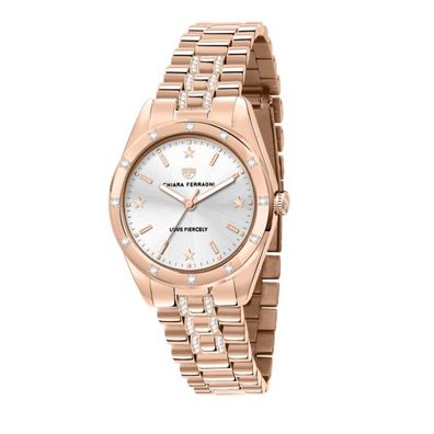 CHIARA Ferragni – Frau – R1953100506 – Alltagsuhr aus Roségold mit weißen Zirkonen