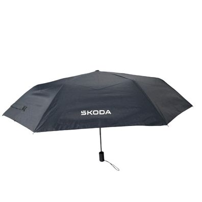 Original Skoda Taschenschirm Regenschirm Schirm schwarz 6U0087602B