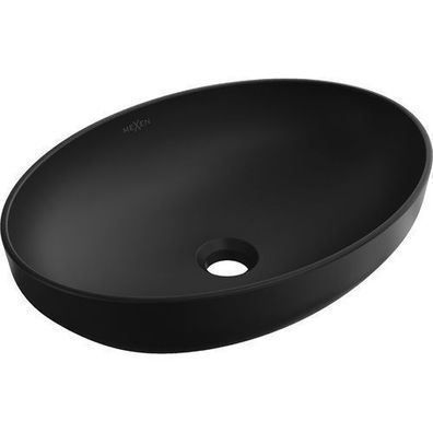 Mexen Cornelia Aufsatzwaschbecken 50 x 36 cm, Schwarz matt - 21885085