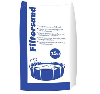 Hamann Mercatus Filtersand 0,5-1,25 mm 25 kg