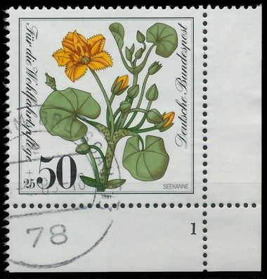BRD BUND 1981 Nr 1109 gestempelt Formnummer 1 X3D6CBA
