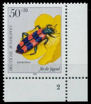 BRD BUND 1984 Nr 1202 postfrisch Formnummer 2 X3E40EE