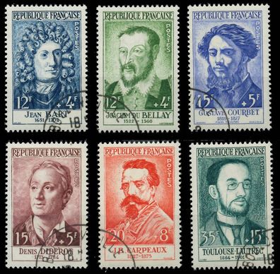 Frankreich 1958 Nr 1202-1207 gestempelt X3EEA4E