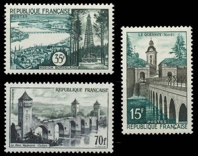 Frankreich 1957 Nr 1145-1147 postfrisch X3F3F26
