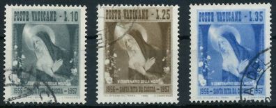 Vatikan 1956 Nr 256-258 gestempelt X40478E