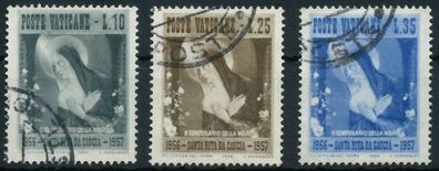 Vatikan 1956 Nr 256-258 gestempelt X404786