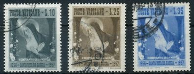 Vatikan 1956 Nr 256-258 gestempelt X404782