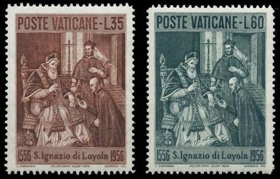 Vatikan 1956 Nr 259-260 postfrisch X404796