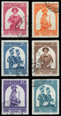 Vatikan 1956 Nr 250-255 gestempelt X4048C6