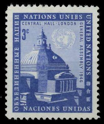 UNO NEW YORK 1958 Nr 68 postfrisch X40B67A