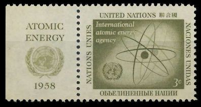 UNO NEW YORK 1958 Nr 66RZFl postfrisch X40B66A