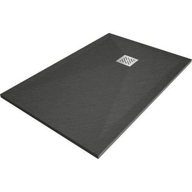 Mexen Stone+ Duschwanne 140x80 cm Anthrazit