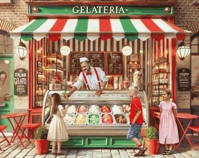 Italienische Eisdiele