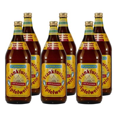 Possmann Frankfurter Äpfelwein (6 x 1,0L) Mehrweg