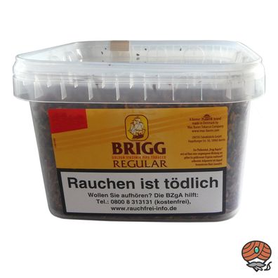 Brigg Regular Pfeifentabak (Golden Virginia Tabak) 350g Eimer