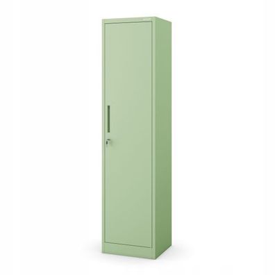 Büroschrank Aktenschrank Metallschrank Lagerschrank 185 x 45 x 40 cm Pastellgrün
