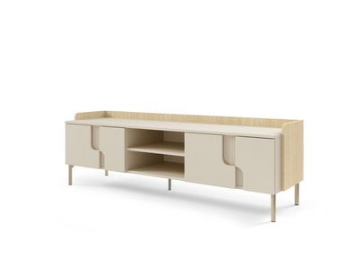 Fernsehschrank Positano PO10 Tv - Lowboard 160 cm - Eiche Mavelie / Macadamia