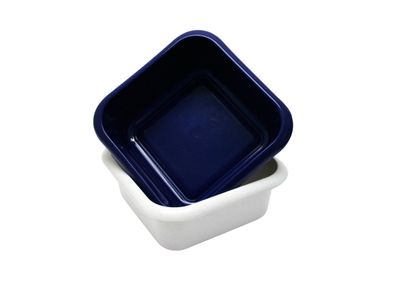 Spülschüssel 34x34x12,5cm Hellblau Boden 24x24cm Haushalt Gastrobedarf Schulz 160070
