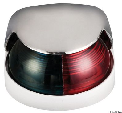 Navigationslicht Positionslicht Decklicht Edelstahl rot grün Zweifarben u. Heck