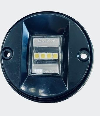 LED Hecklicht Rund Gehäuse schwarz Heckmontage