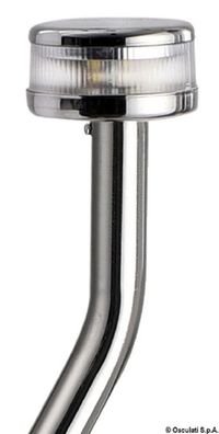 LED Lampenmast Leuchtstange Evoled 360° eckig VA-Stahl 120 cm