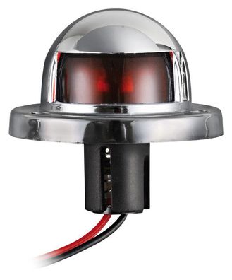 Navigationslicht aus verchromtem ABS Positionslicht Bug Heck Rot/Grün
