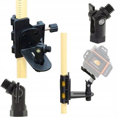 Rosfix Set Adapter für Neigung + Halterung für Laser-Wasserwaage 5/8"