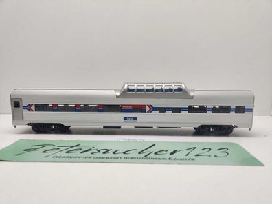 Märklin H0 AC 43600-4 Amtrak Streamliner Aussichtswg aus Set / Licht / NEM / AMTK