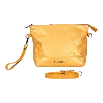 Waxed Peper Tasche klein Umhängetasche Abendtasche Knittertasche