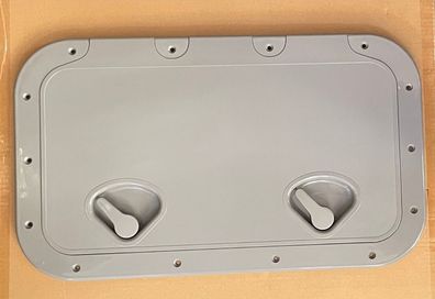 Inspektionsluke Decksluke Luke Kunststoff Classic 355 x 600 mm grau Nuova Rade