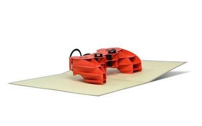 Controller Glückwunschkarte 3D Klappkarte Gaming Controller Videospiel