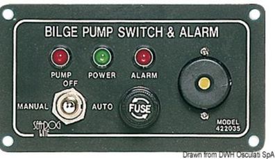 Schalttafel für Elektrobilgenpumpen Bilgenpumpe Schaltpanel Panel